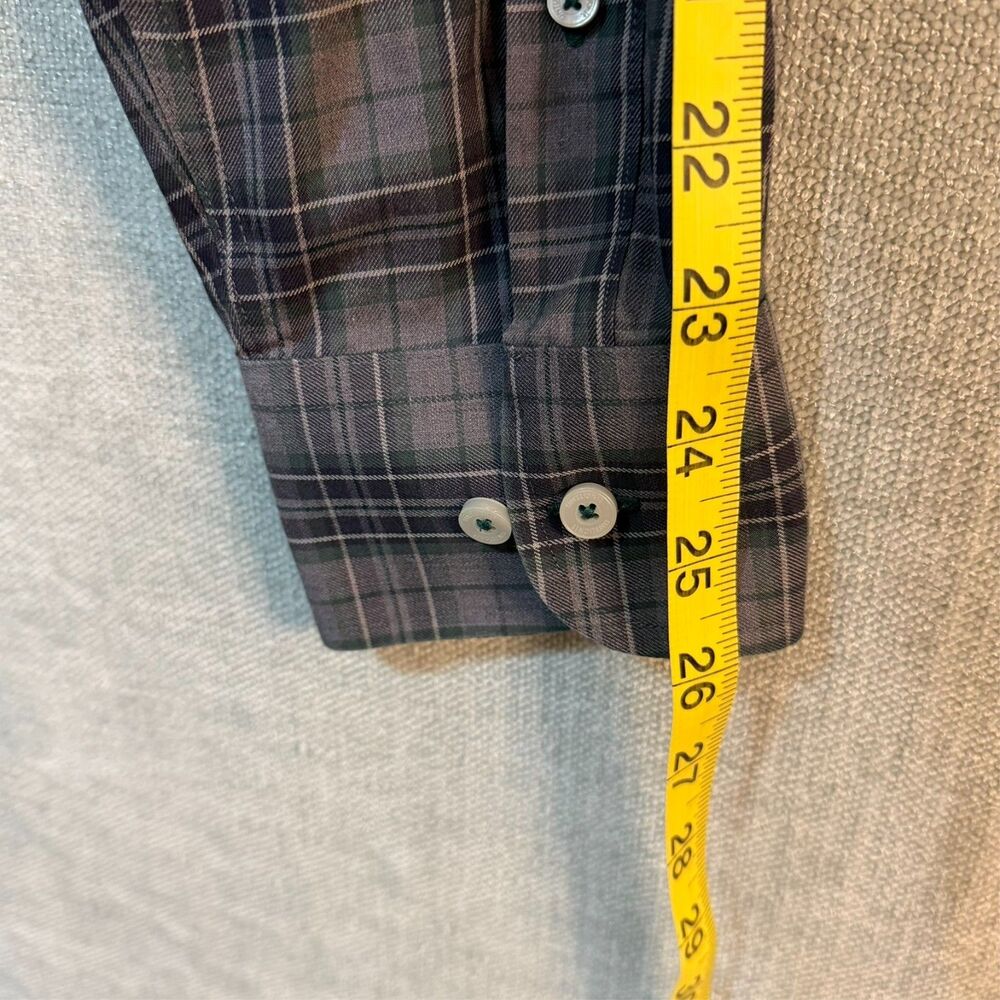 UNTUCKit Shirt Mens XL Gray Plaid Devitt WF Long Sleeve Button Down Cotton Soft - Picture 6 of 10